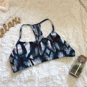 Mossimo blue and green strappy bralet